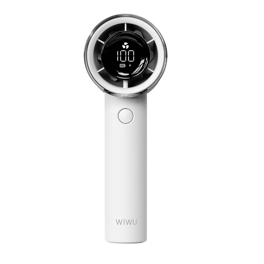 Портативний вентилятор з дисплеєм WIWU WI-FS010 (White)