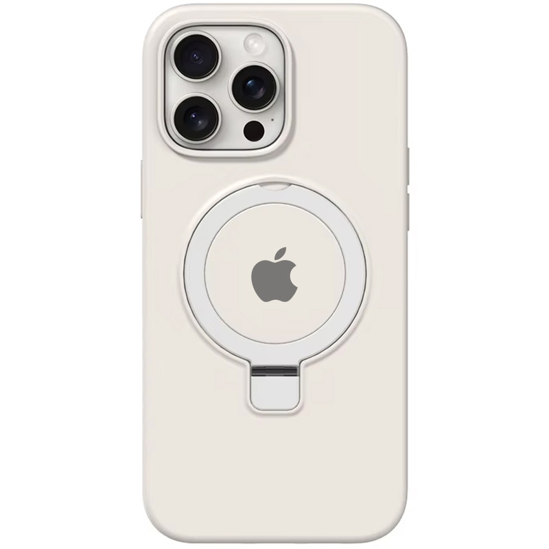 Чохол Silicone Case Full Protective with Ring для Apple iPhone 14 Pro (6.1") (White)