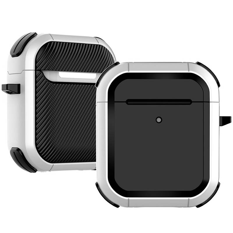 Протиударний футляр Black ed. для Футляры для AirPods (White)