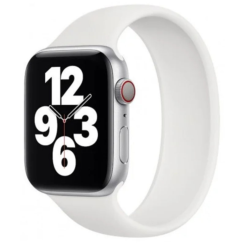 Ремешок Silicone Solo Loop for Apple Watch 38mm/40mm (L) (White)