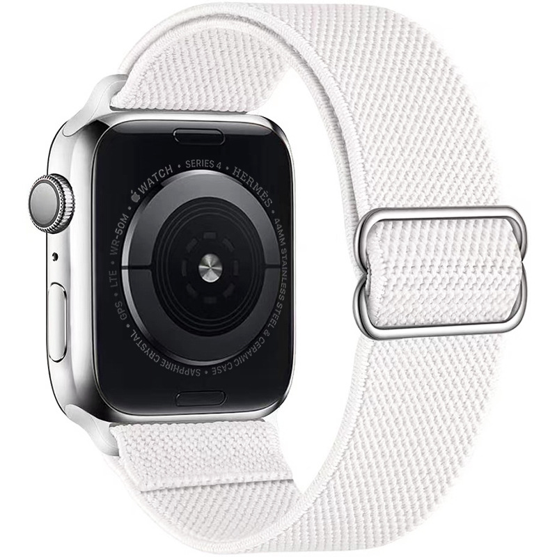 Ремінець тканинний з затяжкою для Apple Watch 38/40mm (White)