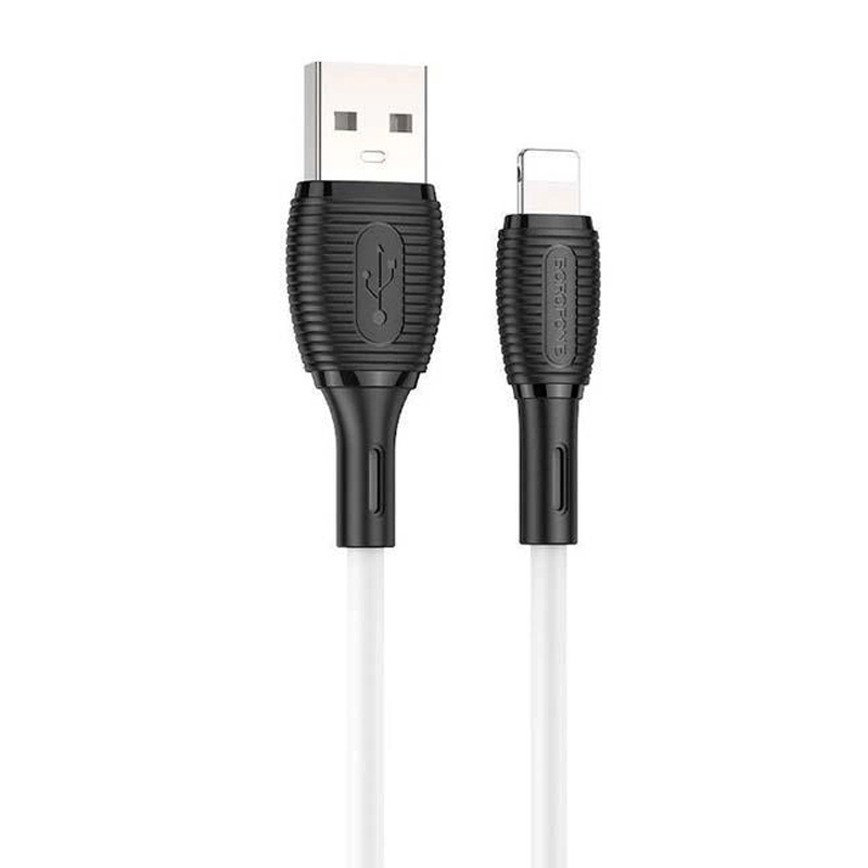 Дата кабель Borofone BX86 Advantage USB to Lightning (1m) (White)