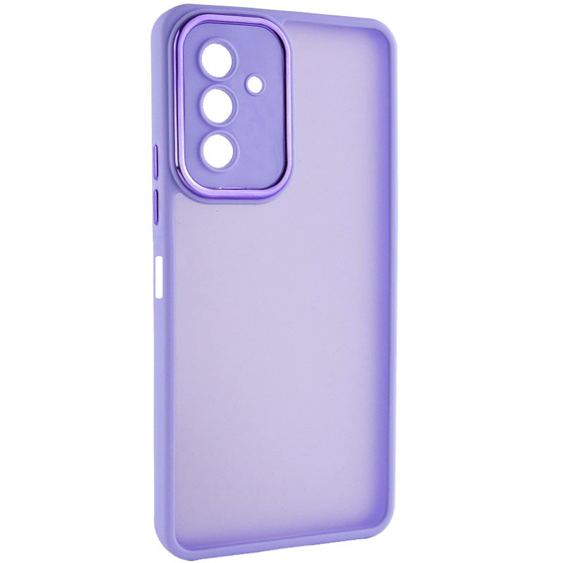 TPU+PC чохол Accent для Samsung Galaxy A05s (White / Purple)