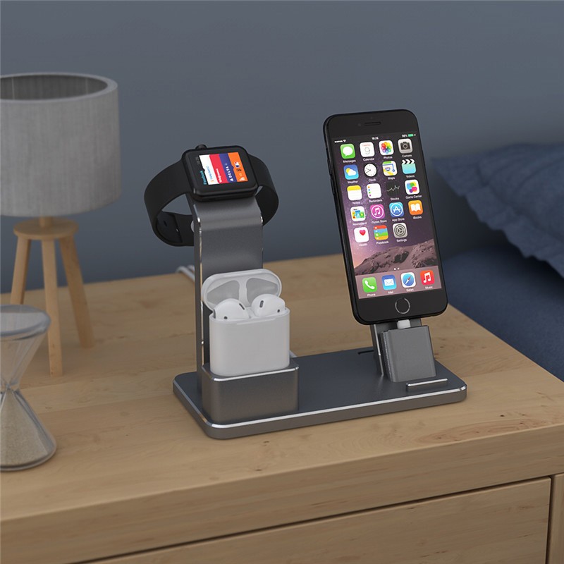 ٩(͡๏̯͡๏)۶ ЗДЕСЬ Зарядная док-станция для Apple watch + IPhone + AirPods ...