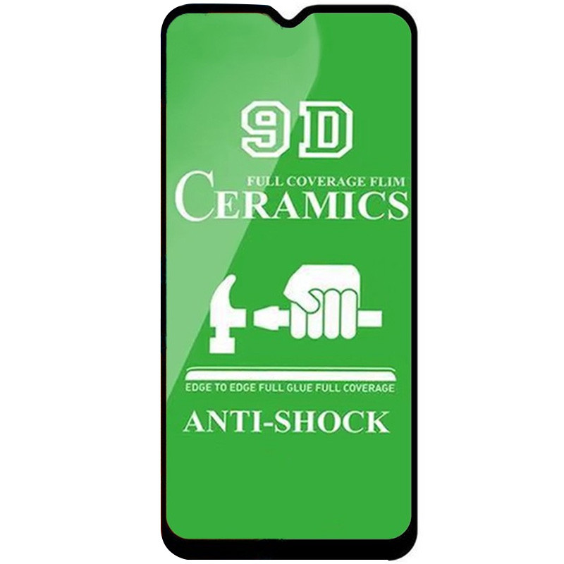 Защитная пленка Ceramics 9D для Samsung Galaxy A01 (Черный)