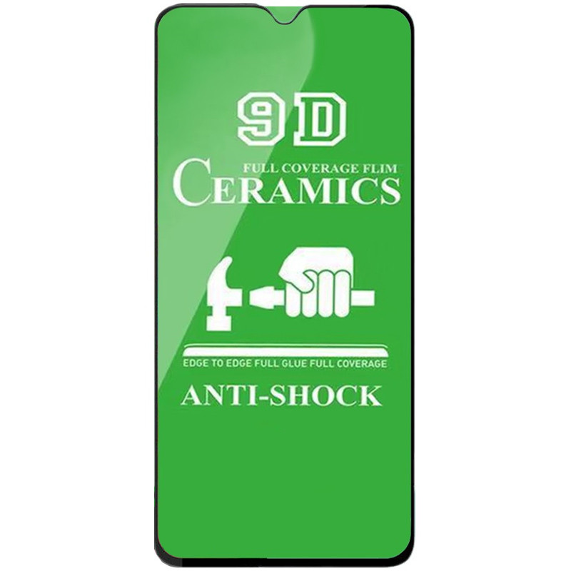 Защитная пленка Ceramics 9D для Xiaomi Redmi Note 8T (Черный)