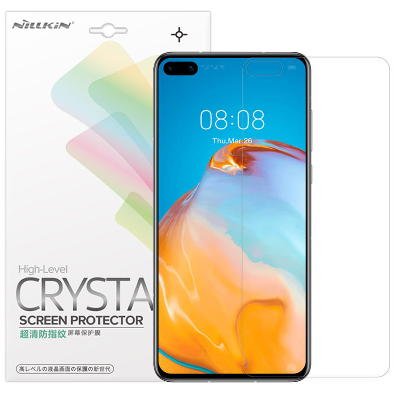 Защитная пленка Nillkin Crystal для Huawei P40 (Анти-отпечатки)