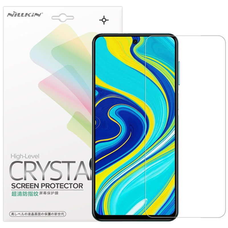 Защитная пленка Nillkin Crystal для Xiaomi Redmi Note 9s (Анти-отпечатки)