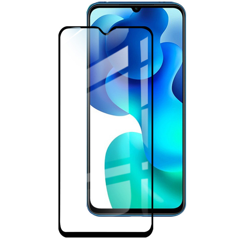 Защитное стекло 2.5D CP+ (full glue) для Xiaomi Mi 10 Lite (Черный)