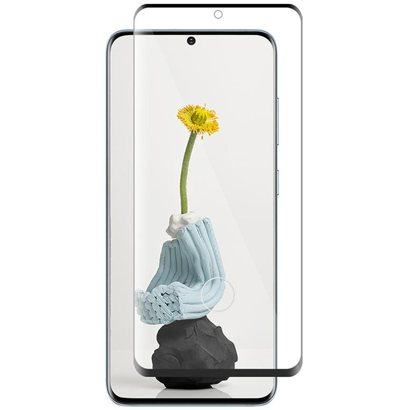 Защитное цветное 3D стекло Mocoson (full glue) для Samsung Galaxy S20 (Черный)