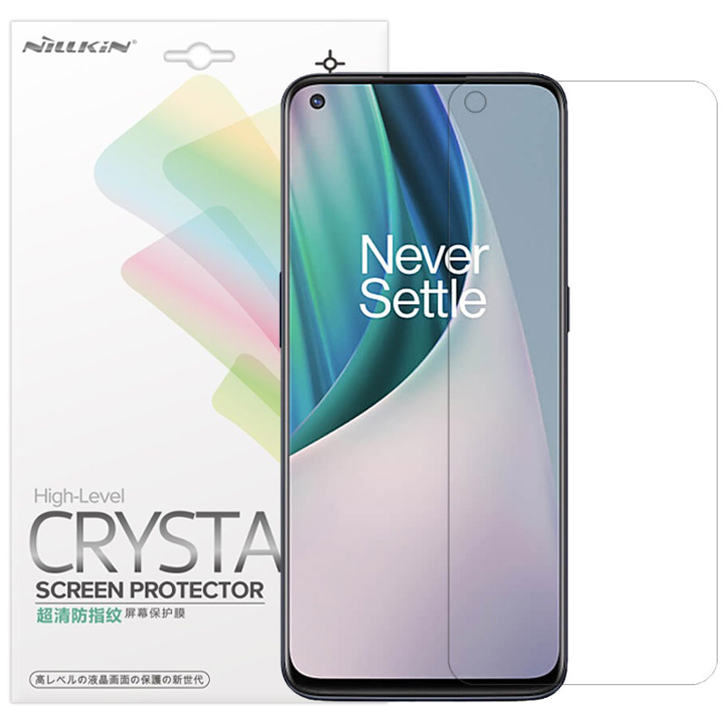 Защитная пленка Nillkin Crystal для OnePlus Nord N10 5G (Анти-отпечатки)