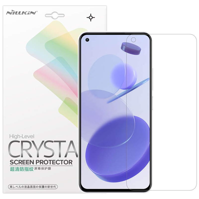 Защитная пленка Nillkin Crystal для Xiaomi Mi 11 Lite (Анти-отпечатки)