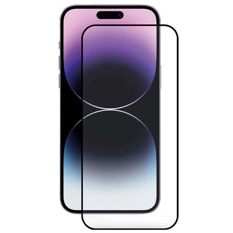 Захисне 3D скло NEU Chatel Crystal для Apple iPhone 13 Pro (6.1") (Чорний)