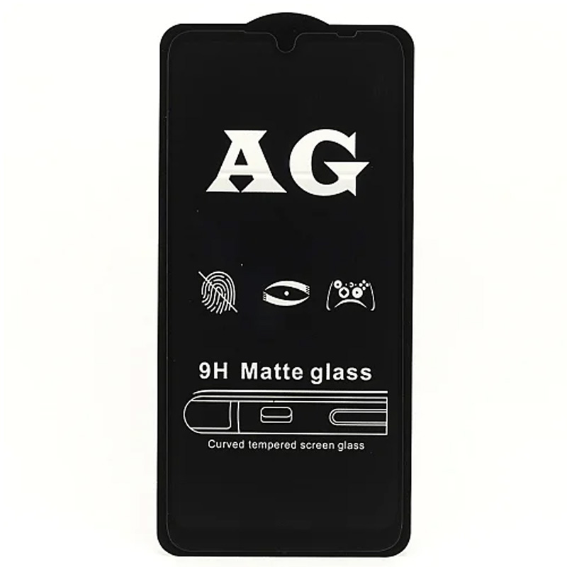Защитное стекло 2.5D CP+ (full glue) Matte для Xiaomi Redmi Note 7 Pro (Черный)