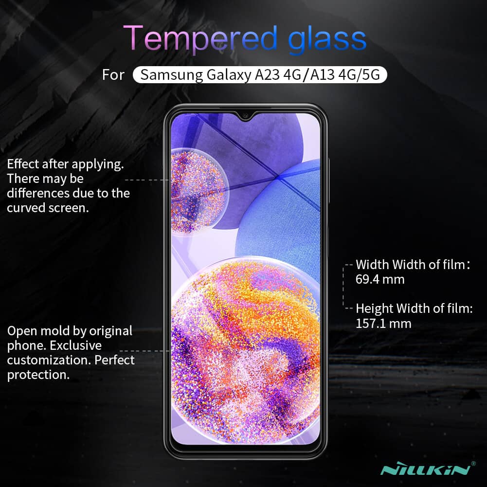 Защитное стекло Nillkin (H) для Samsung Galaxy A13 4G / A23 4G Прозрачный в магазине onecase.com.ua