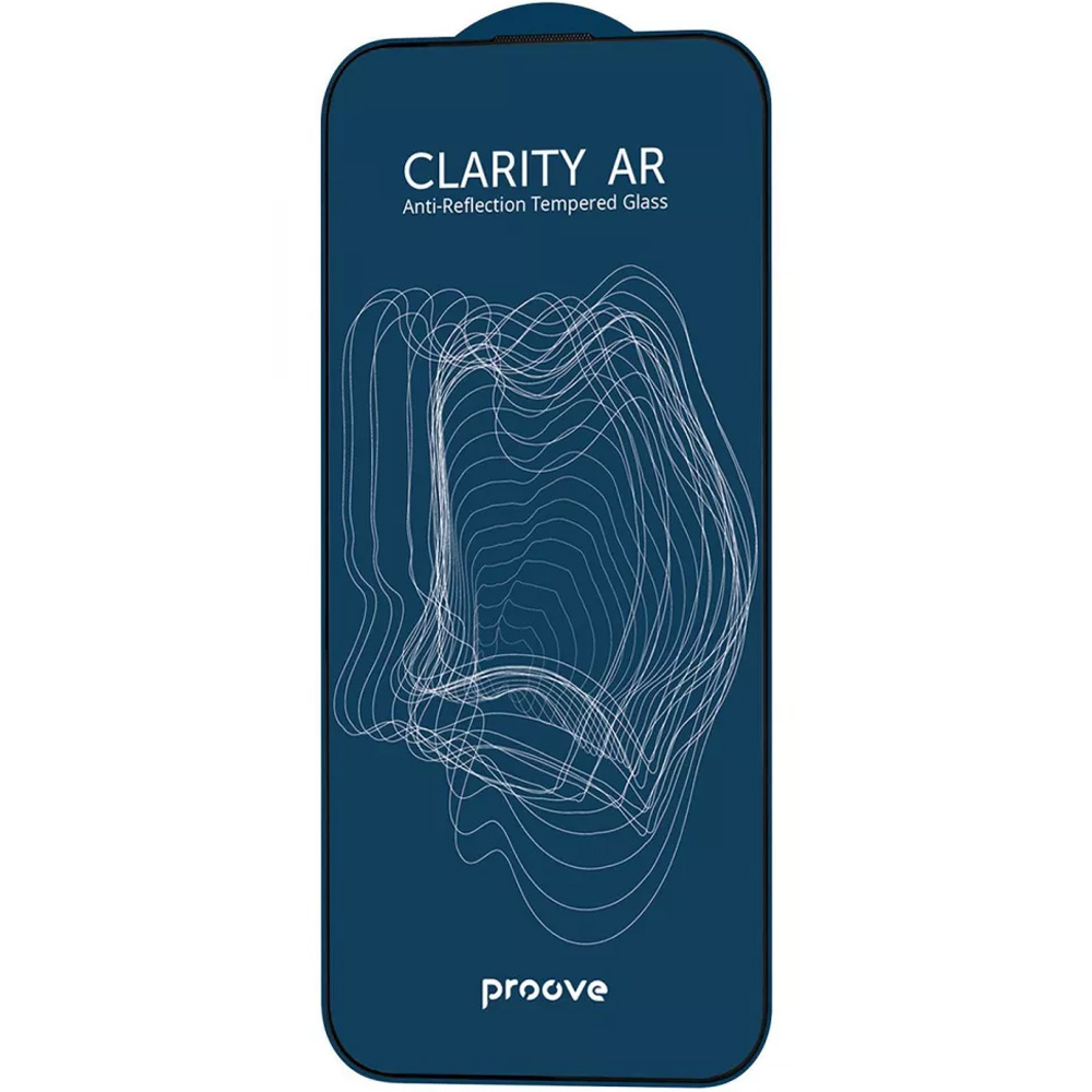 Захисне скло Proove Clarity AR для Apple iPhone 15 Pro Max (6.7") (Чорний)