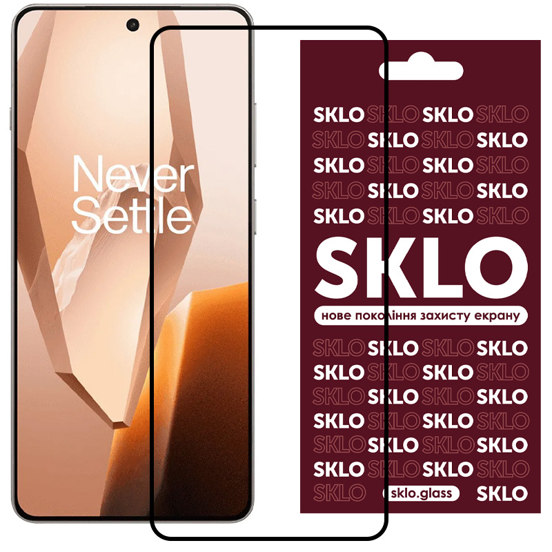 Защитное стекло SKLO 3D для OnePlus Ace 5 / 5 Pro (Черный)