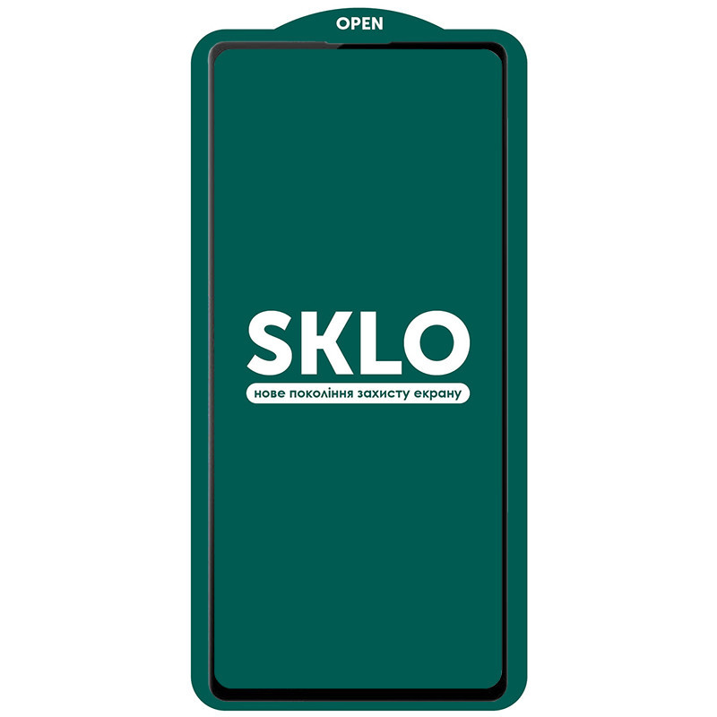 Фото Защитное стекло SKLO 5D (full glue) для Samsung Galaxy S21 FE Черный в магазине onecase.com.ua