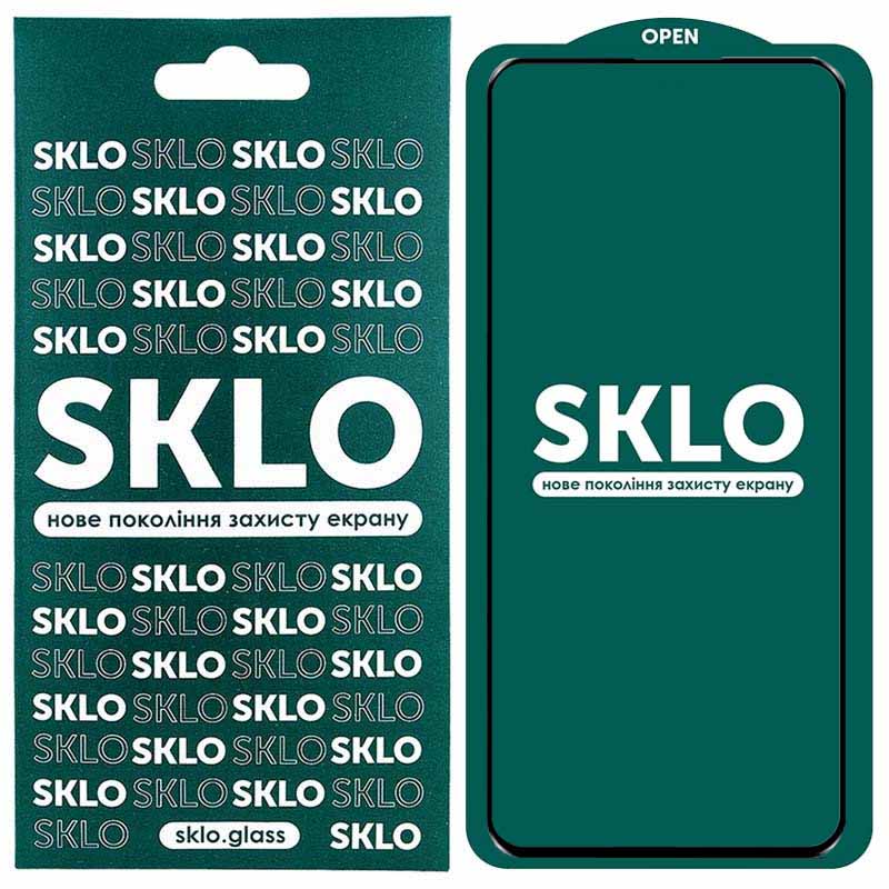 Защитное стекло SKLO 5D для Xiaomi Poco F4 GT (Черный)