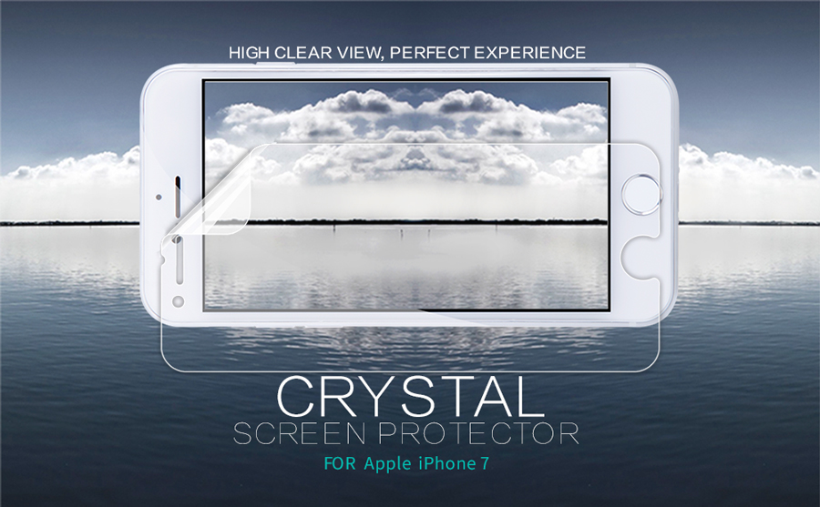 Защитная пленка Nillkin Crystal для Apple iPhone 7 (4.7'') (Анти-отпечатки)