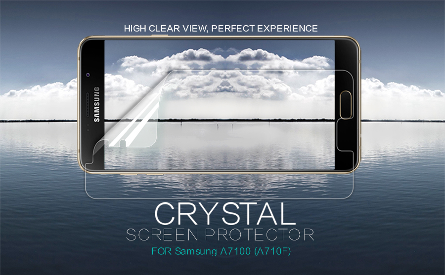 Захисна плівка Nillkin Crystal для Samsung Galaxy A7 (2016) (A710F) (Анти-відбитки)