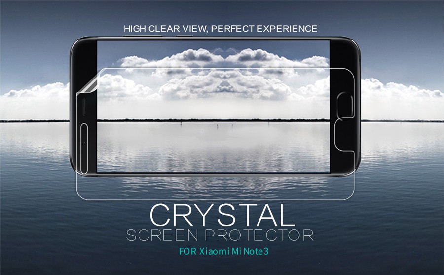 Защитная пленка Nillkin Crystal для Xiaomi Mi Note 3 (Анти-отпечатки)