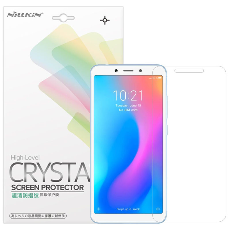 Защитная пленка Nillkin Crystal для Xiaomi Redmi 6 / Redmi 6A (Анти-отпечатки)