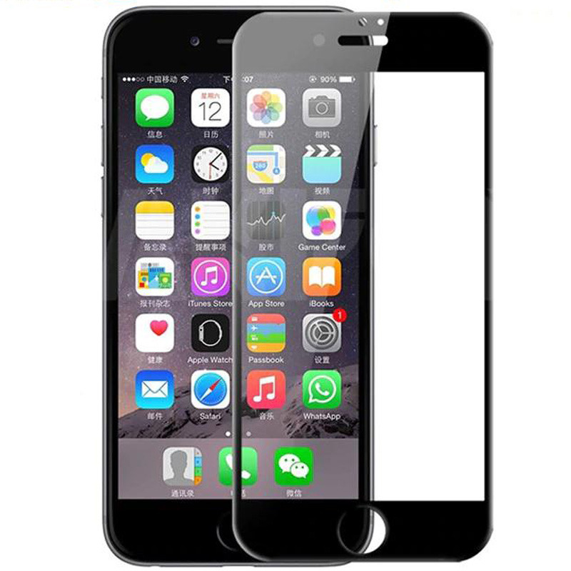 Защитное 3D стекло Artoriz (full glue) для Apple iPhone 8 plus (5.5'') (Черный)