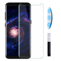 Защитное 3D стекло UV для Samsung Galaxy S8 Plus / S9 Plus