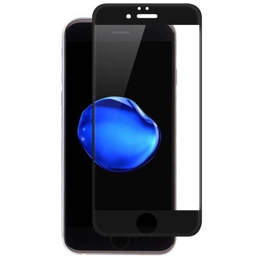 Защитное цветное 3D стекло Mocoson (full glue) для Apple iPhone 6/6s (4.7") (Черный)