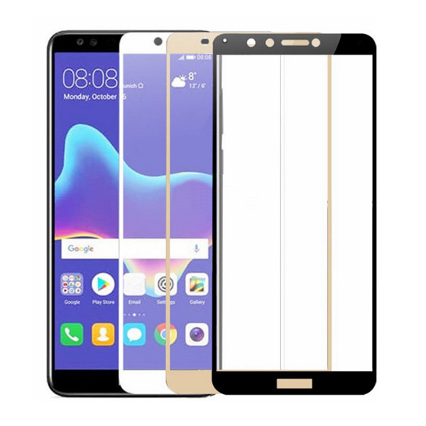 Захисне кольорове скло Mocolo (full glue) на весь екран для Huawei Y7 Prime (2018) / Honor 7C pro