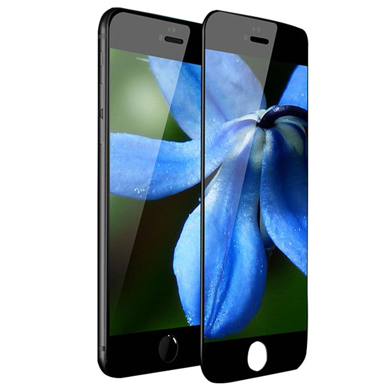 Защитное цветное стекло Mocoson 5D (full glue) для Apple iPhone 6/6s (4.7") (Черный)
