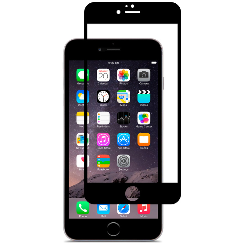 Защитное стекло 2.5D CP+ (full glue) для Apple iPhone 7 (4.7') (Черный)