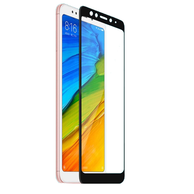 Защитное стекло 2.5D CP+ (full glue) для Xiaomi Redmi Note 5 Pro / Note 5 (DC) (Черный)