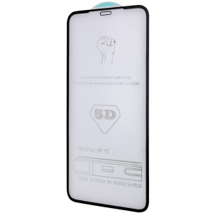 Защитное стекло 5D Hard (full glue) (тех.пак) для Apple iPhone 11 (6.1