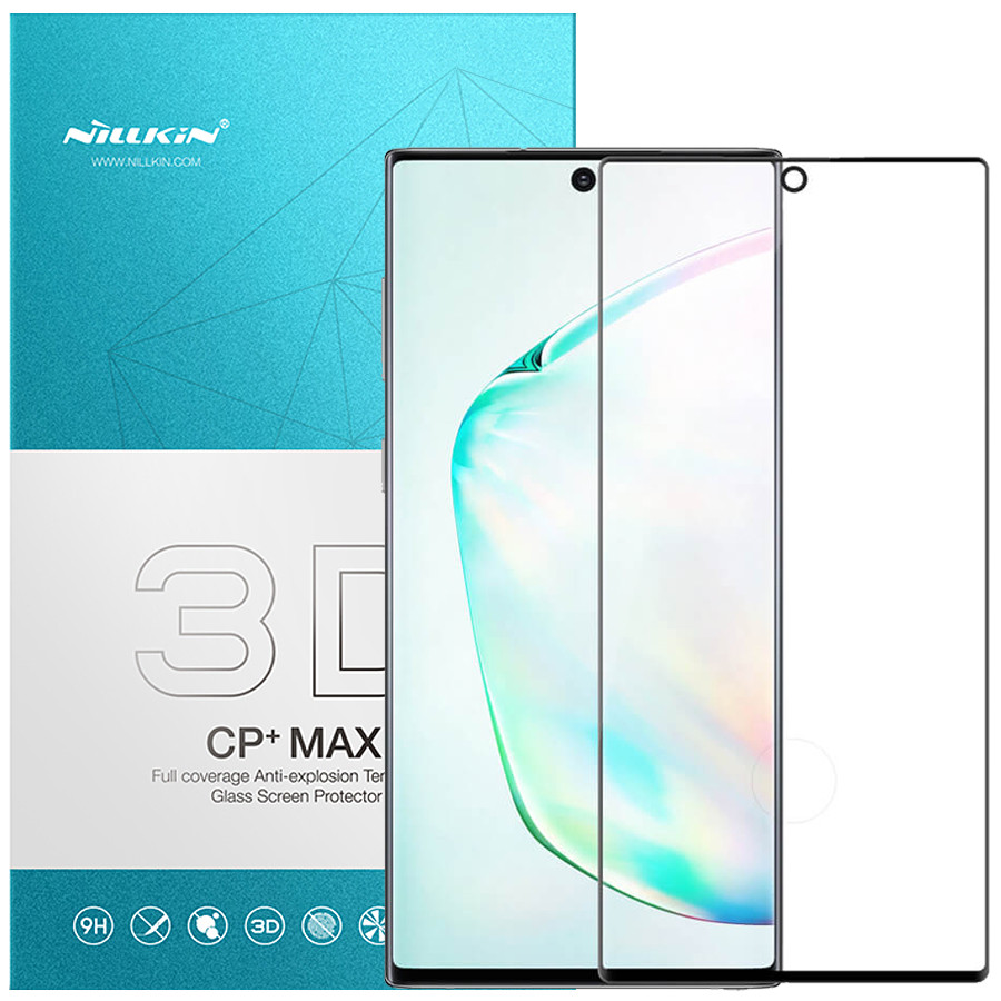 Защитное стекло Nillkin (CP+ max 3D) для Samsung Galaxy Note 10 (Черный)