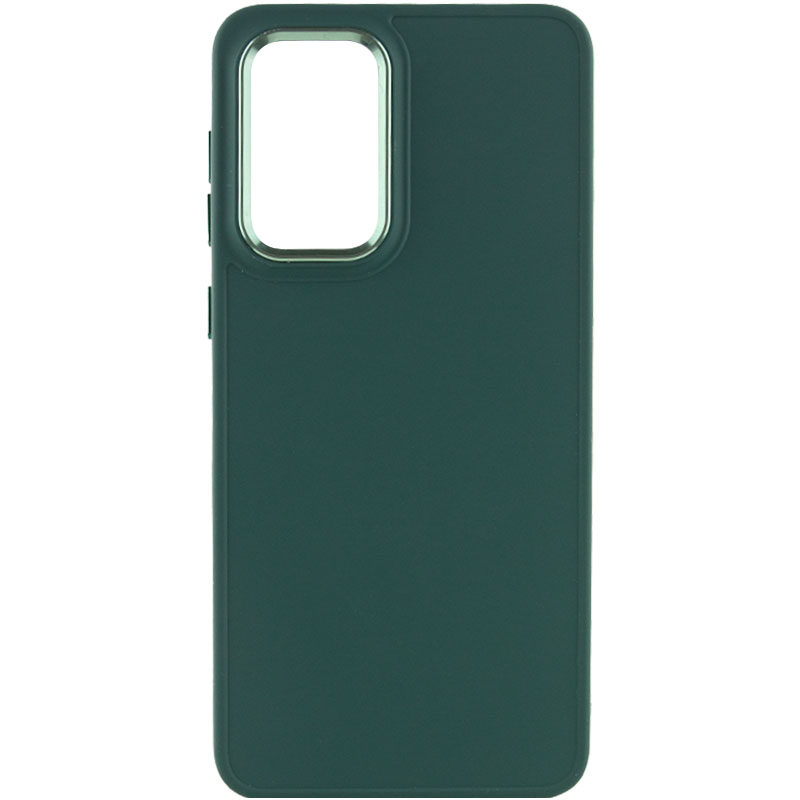 TPU чехол Bonbon Metal Style для Samsung Galaxy A55 (Зеленый / Army green)