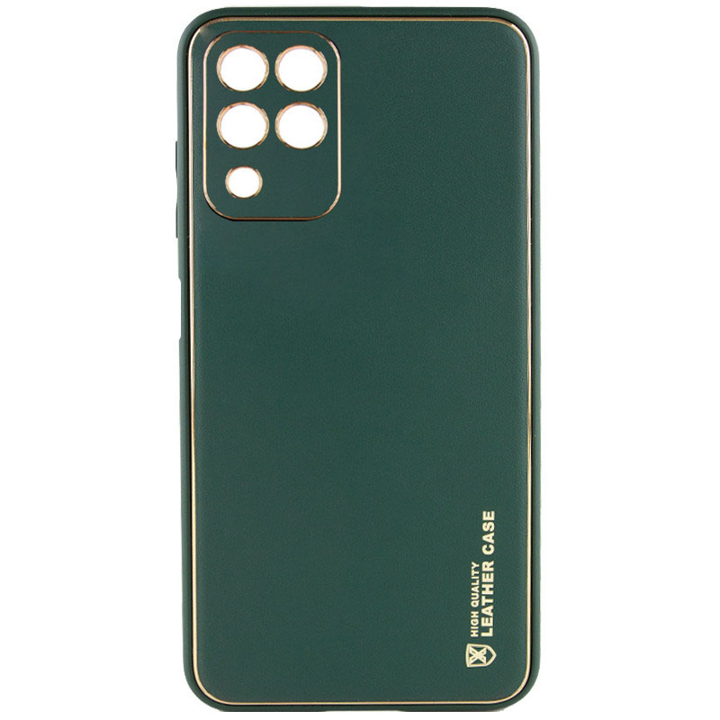 Кожаный чехол Xshield для Samsung Galaxy M33 5G (Зеленый / Army Green)
