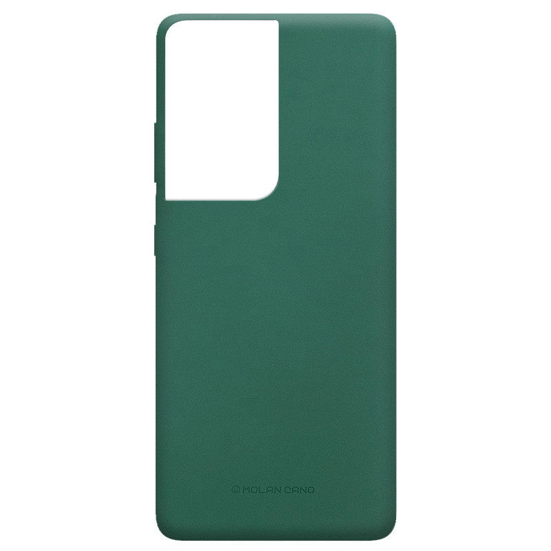 TPU чехол Molan Cano Smooth для Samsung Galaxy S21 Ultra (Зеленый)