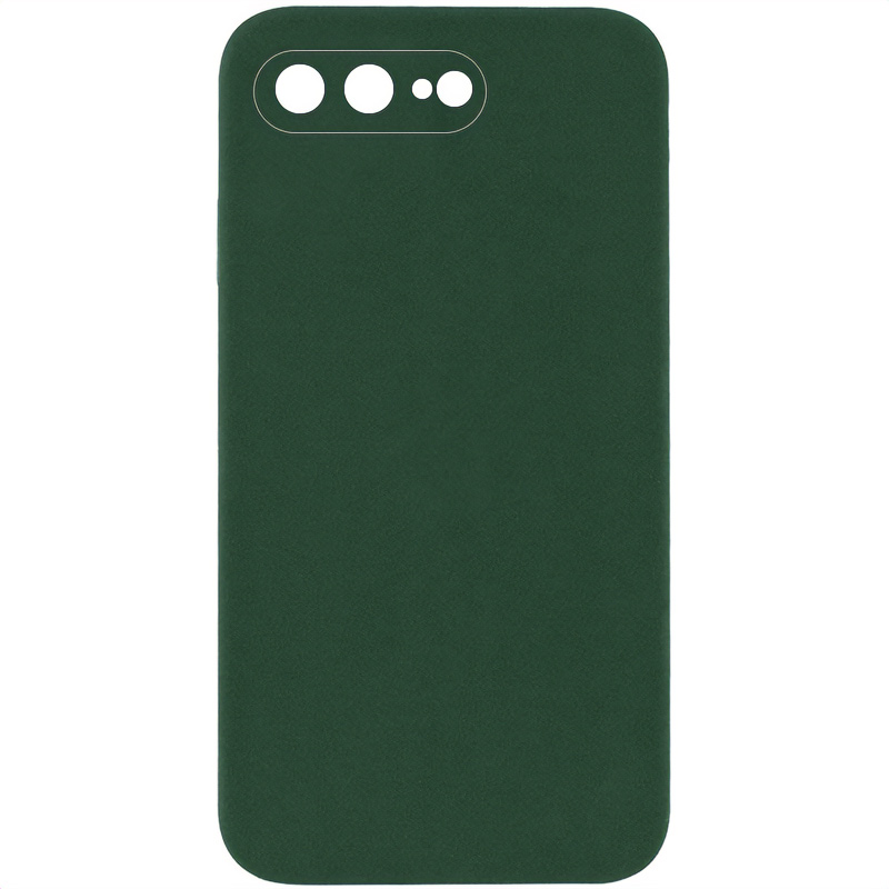 Silicone Case Square Full Camera Protective (AA) NOLOGO для Apple iPhone 7 plus (5.5') (Зеленый / Cyprus Green)