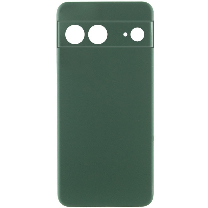 Чехол Silicone Cover Lakshmi Full Camera (AA) для Google Pixel 7 (Зеленый / Dark green)