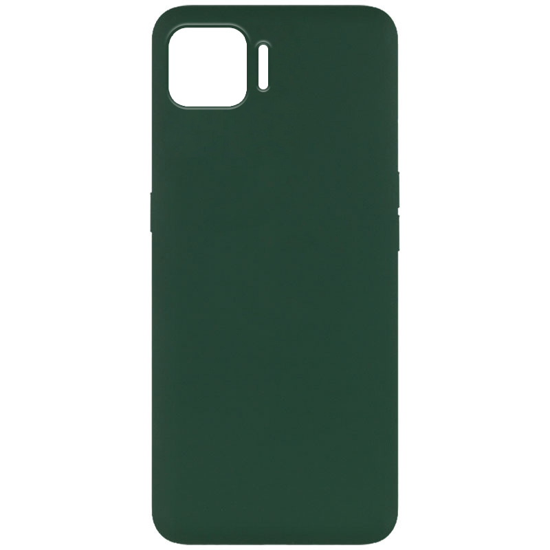 Чехол Silicone Cover Full without Logo (A) для Oppo A73 (Зеленый / Dark green)