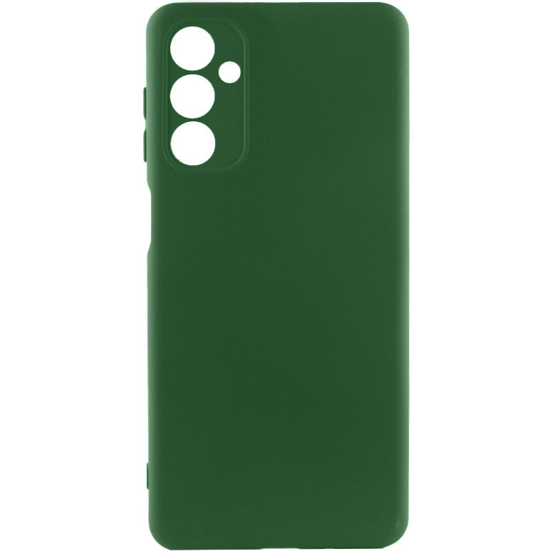 Чохол Silicone Cover Lakshmi Full Camera (AA) для Samsung Galaxy A14 4G/5G (Зелений / Dark green)