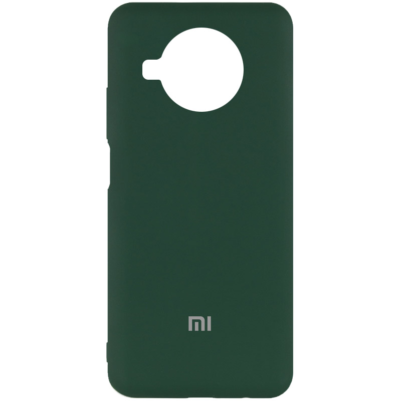 Чехол Silicone Cover My Color Full Protective (A) для Xiaomi Mi 10T Lite / Redmi Note 9 Pro 5G (Зеленый / Dark green)
