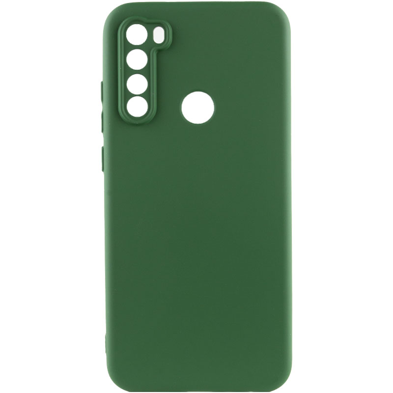 Чехол Silicone Cover Lakshmi Full Camera (AA) для Xiaomi Redmi Note 8T (Зеленый / Dark green)