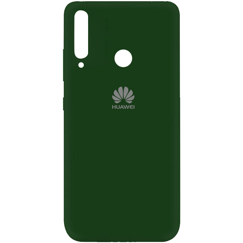 Чехол Silicone Cover My Color Full Protective (A) для Huawei P40 Lite E / Y7p (2020) (Зеленый / Dark green)