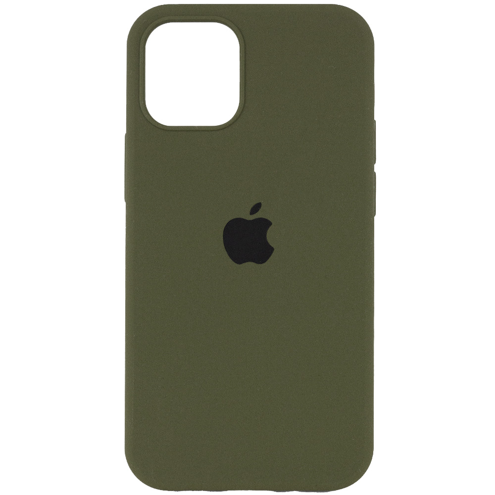 Чохол Silicone Case Full Protective (AA) для Apple iPhone 13 mini (5.4") (Зелений / Dark Olive)
