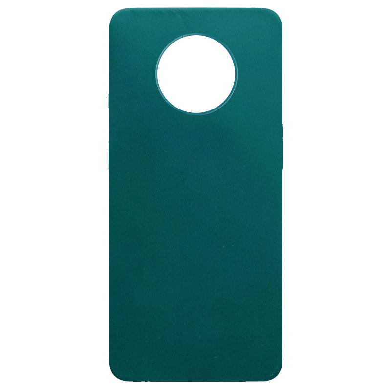 Силиконовый чехол Candy для OnePlus 7T (Зеленый / Forest green)