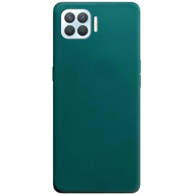 Силиконовый чехол Candy для Oppo A73 (Зеленый / Forest green)
