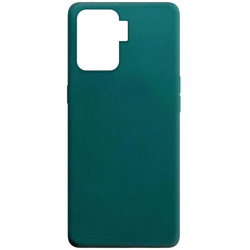 Силиконовый чехол Candy для Oppo Reno 5 Lite / A94 4G (Зеленый / Forest green)